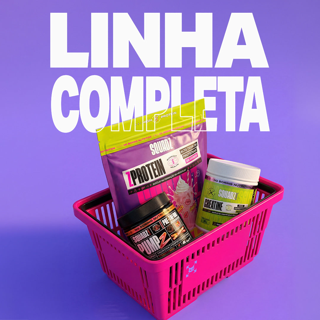 Banner: linha completa em cesta de compras