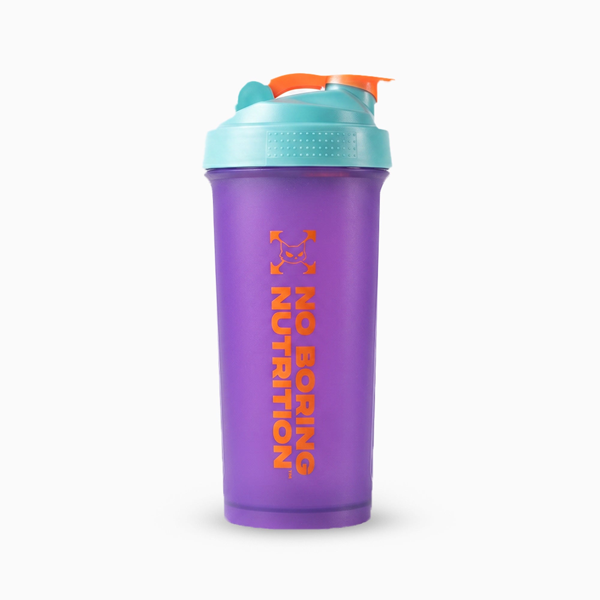 Coqueteleira SQUADZ MUSCLE Roxo com Azul 600ml — Vista traseira