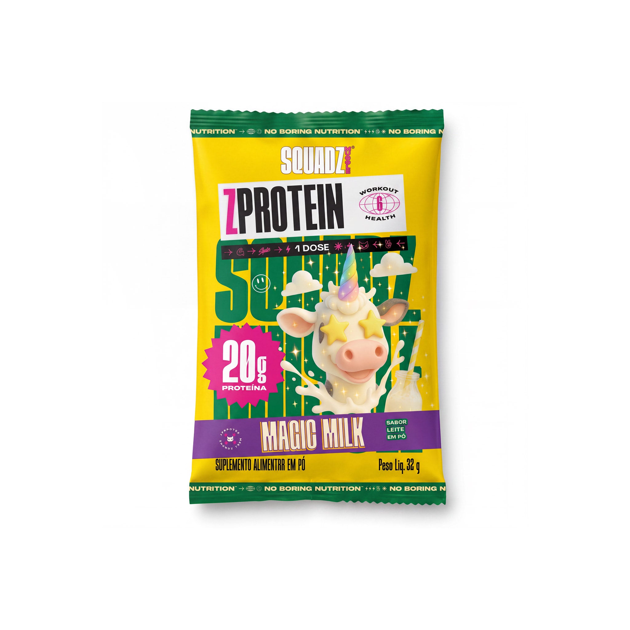 Display ZPROTEIN Leite em pó 320g - 10x32g — Sache magic milk