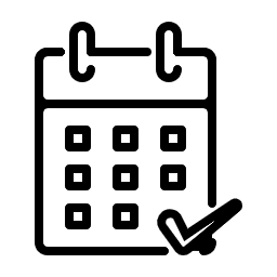 Ícone de creatina calendar date