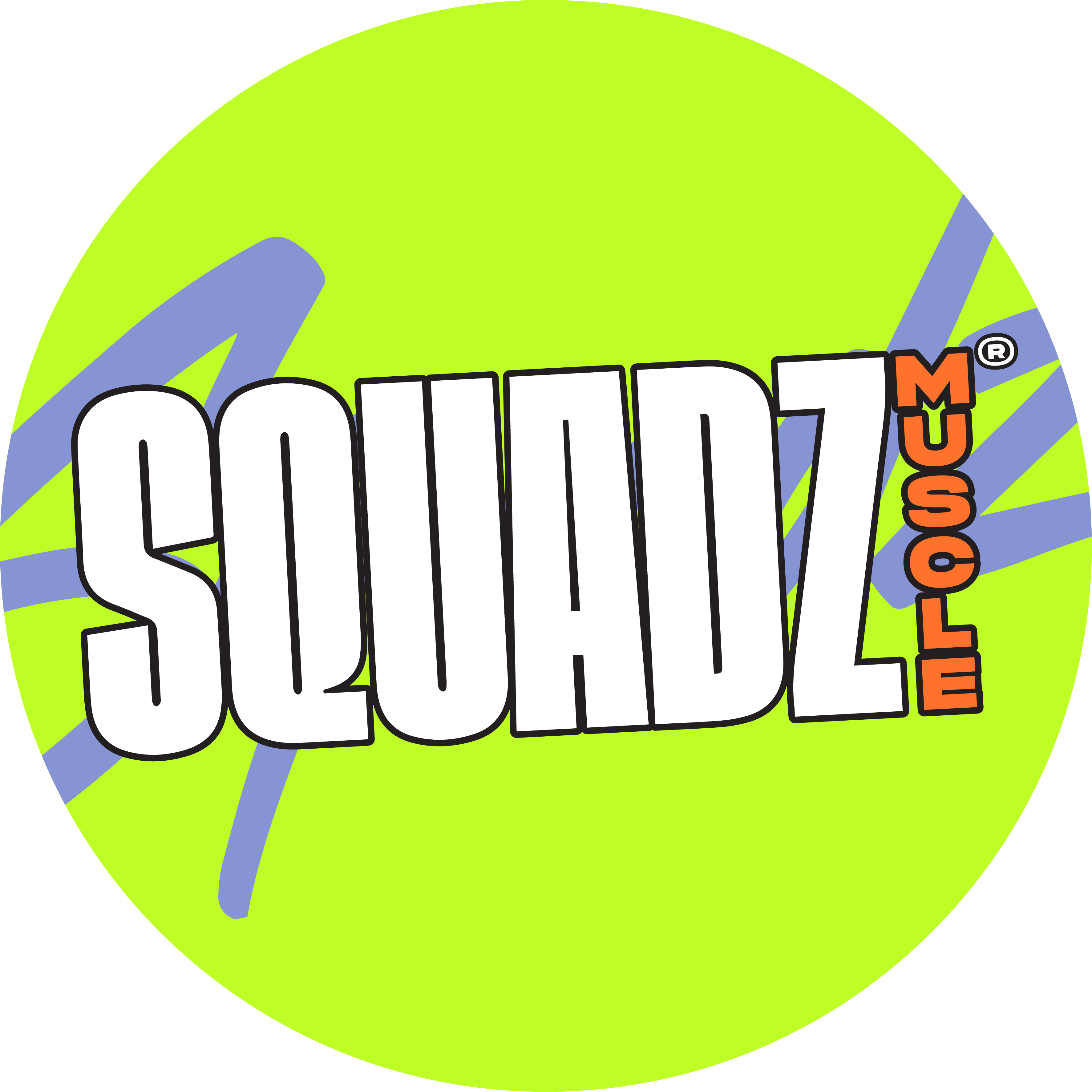 Logo SQUADZ MUSCLE para perfil de rede social
