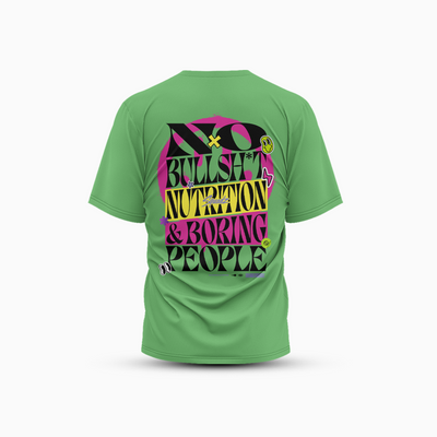 Camiseta Oversized Verde SQUADZ MUSCLE — Costas