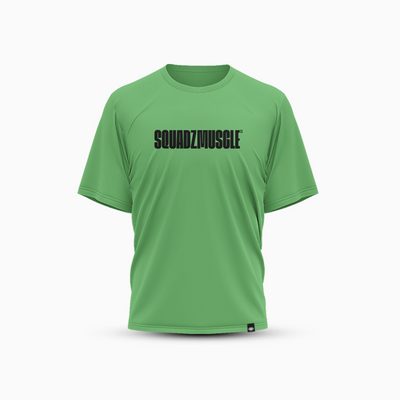 Camiseta Oversized Verde SQUADZ MUSCLE — Frente