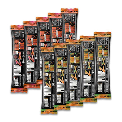 KIT Degustação PUMPZ 10x10g - 100g — Dez saches pumpz