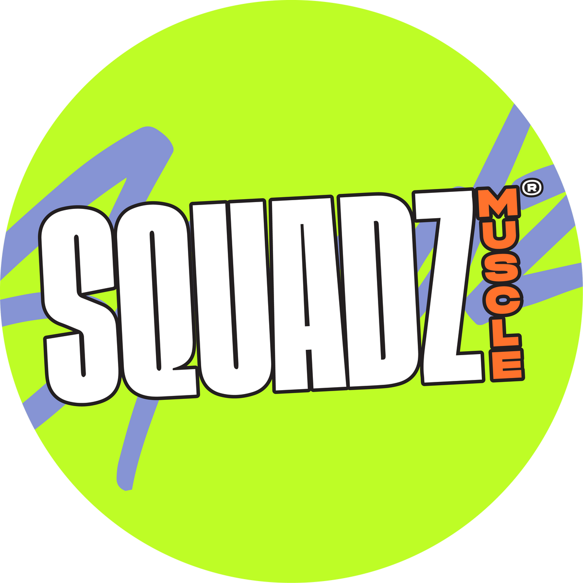 Logo SQUADZ MUSCLE para perfil de rede social
