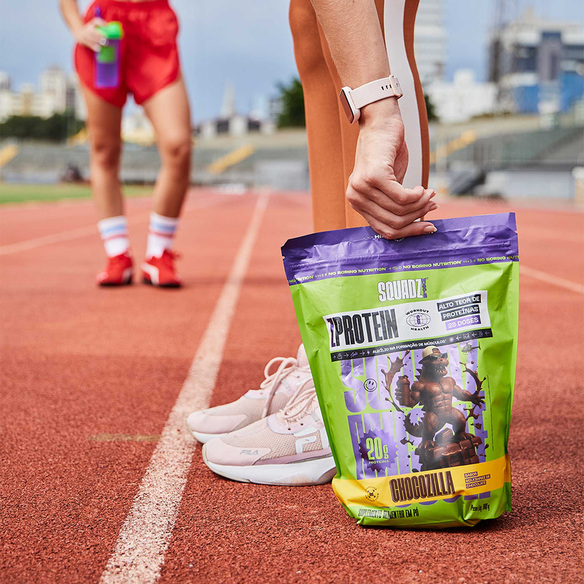 ZPROTEIN Milkshake de Chocolate 900g — Refil na pista de corrida
