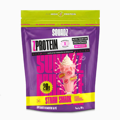 ZPROTEIN Milkshake de Morango 900g — Embalagem de frente